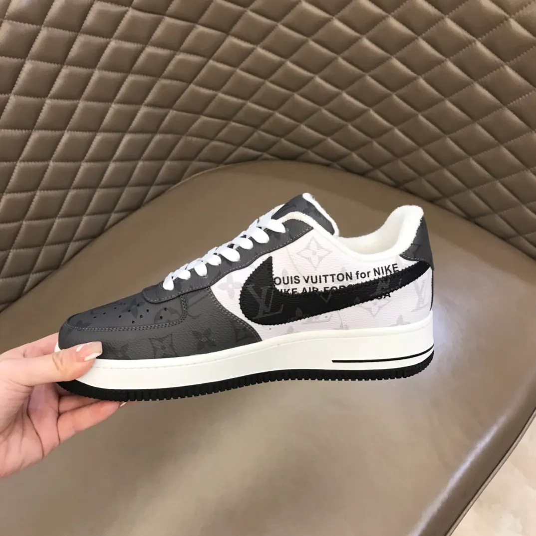 Men's shoes 💰p420 "*OUIS *UITTO*" x OFF-WHITE x Nike tripartite collaboration! Trendy and cool men's casual sports shoes with unrivaled color matching. The design idea basically continues the style of THE TEN. The Swoosh line and tongue label have a very familiar visual effect and are both fashionable and trendy! A must-have for fashionistas! The effect on your feet is absolutely stunning! (The original drawer packaging accessories are complete) Code number 38-45